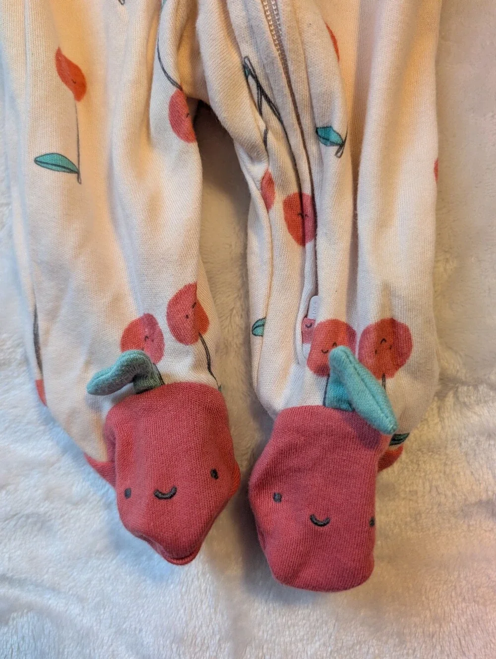 ✨ NWOT Carter’s Baby Girl 2-Way Zip Sleep & Play Pajamas Set | Size NB ✨